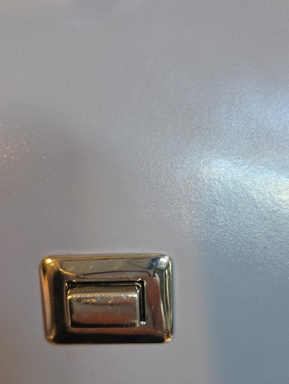NICOLI Gray Leather Shoulder Bag with Black Strap - Picture 4 of 16